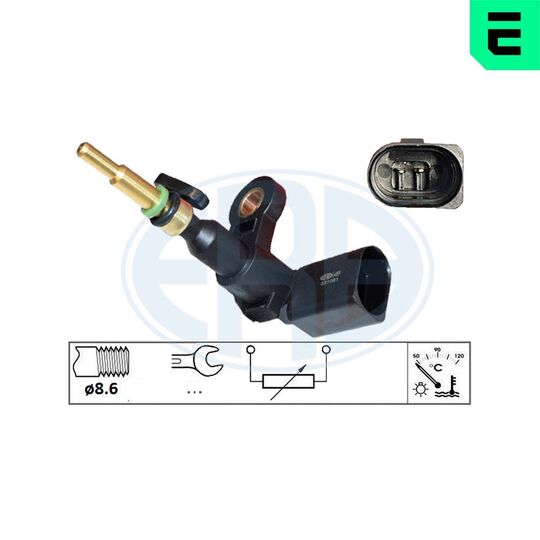 Era 331061 Sensor, coolant temperature to suit VW