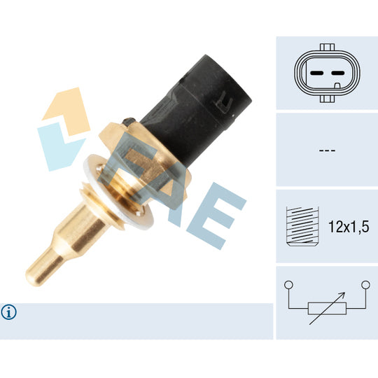 Swag 33 11 4537 Sensor, coolant temperature to suit BMW, Mini