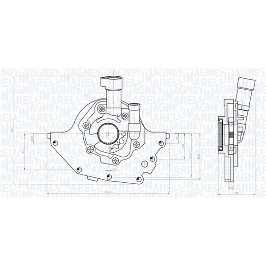 Magneti Marelli Oil pump to suit Ford