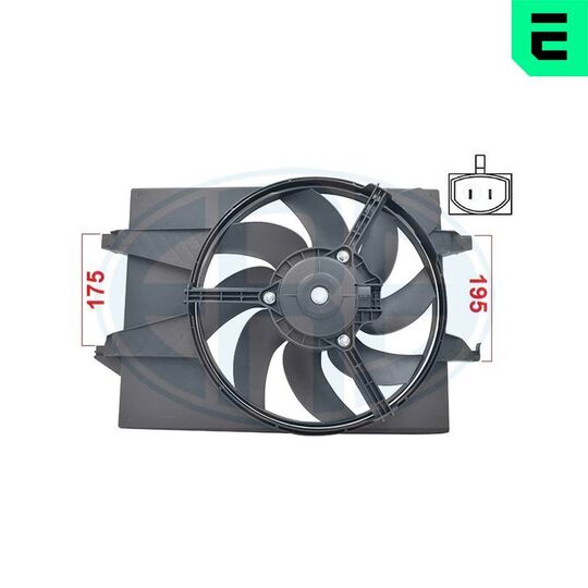 Era Fan, radiator to suit Ford
