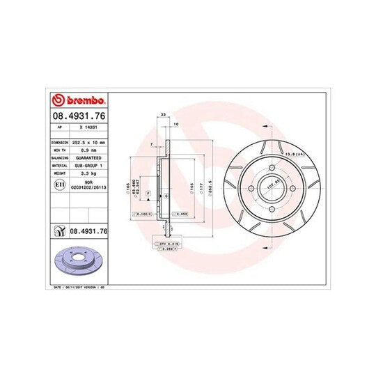 Magneti Marelli Brake Disc to suit Ford
