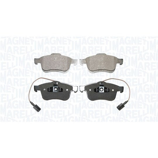 Magneti Marelli Brake Pad Set, disc brake to suit Fiat, Opel, Lancia