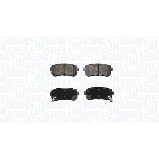Magneti Marelli Brake Pad Set, disc brake to suit Hyundai, Kia