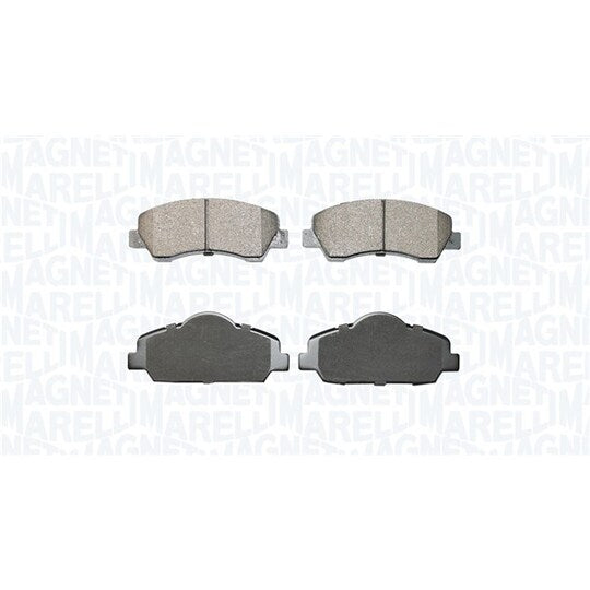 Magneti Marelli Brake Pad Set, disc brake to suit Peugeot, Citroën