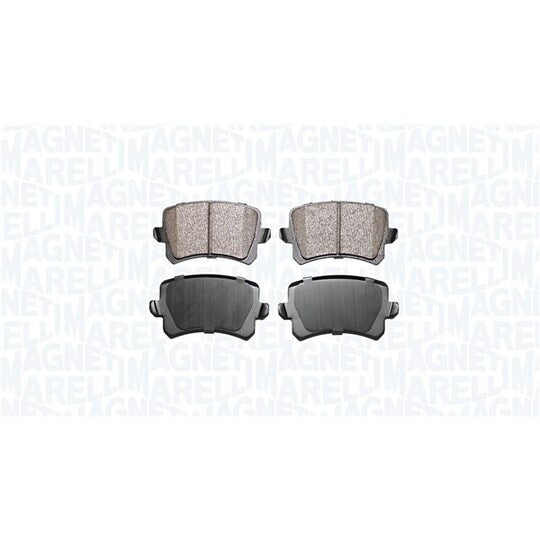 Magneti Marelli Brake Pad Set, disc brake to suit Audi, VW, Seat