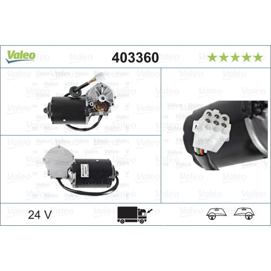 Valeo Wiper Motor to suit Volvo