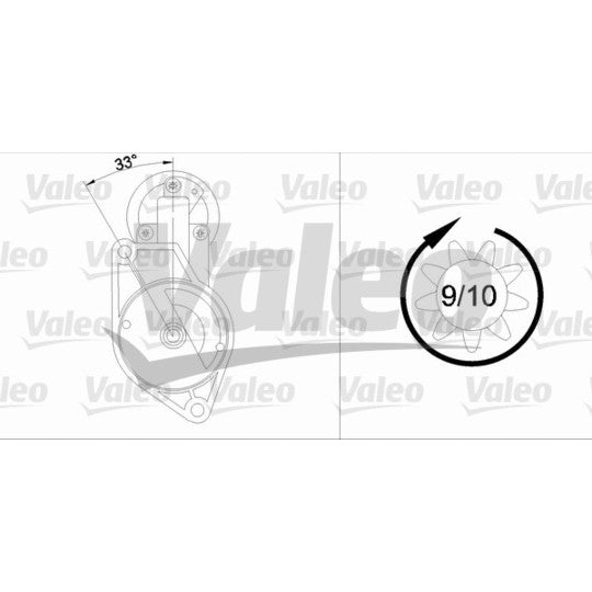 Valeo Starter to suit Opel, Vauxhall