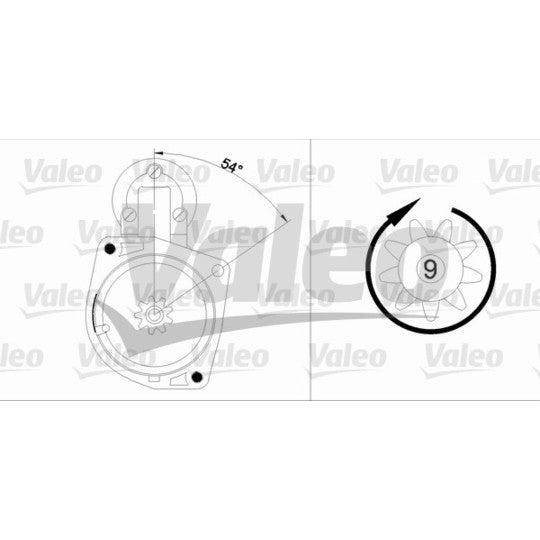 Valeo Starter to suit Audi, VW, Hitachi