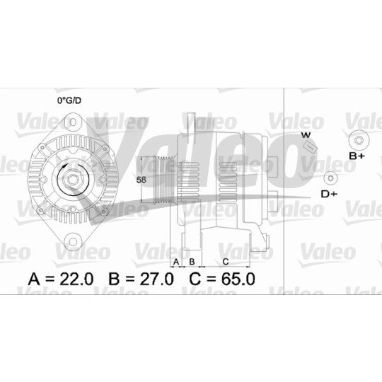 Valeo Alternator to suit Renault