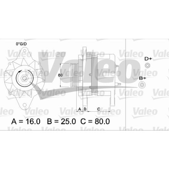Valeo Alternator to suit Nissan