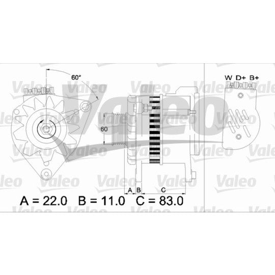 Valeo Alternator to suit Ford