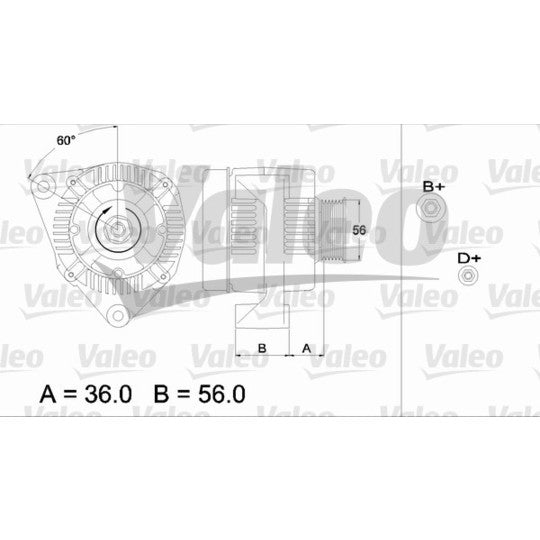 Valeo Alternator to suit Mercedes-Benz