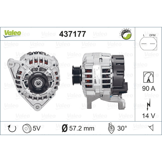 Valeo Alternator to suit Audi, VW, Skoda