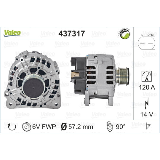 Valeo Alternator to suit Ford, Audi, VW