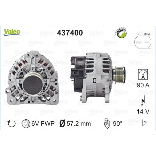 Valeo Alternator to suit Ford, Audi, VW
