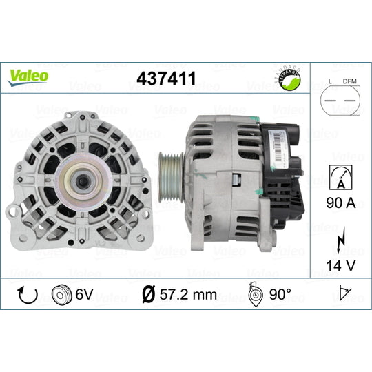 Valeo Alternator to suit VW, Seat, Skoda