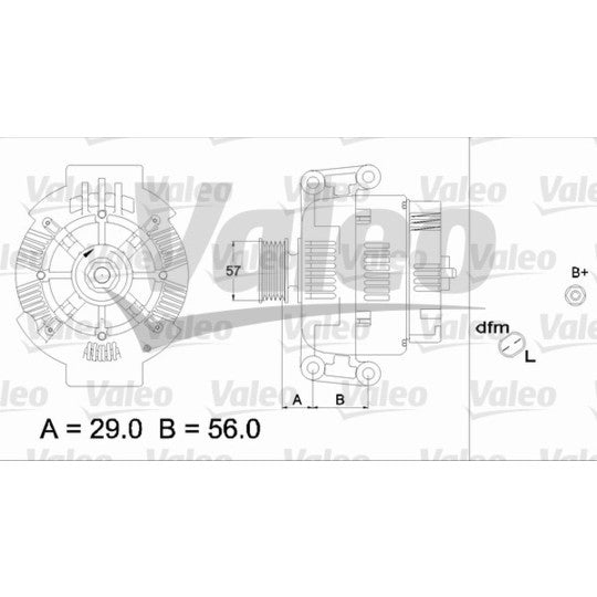Valeo Alternator to suit VW