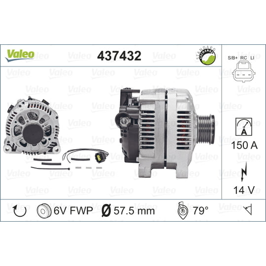 Valeo Alternator to suit Ford, Mazda