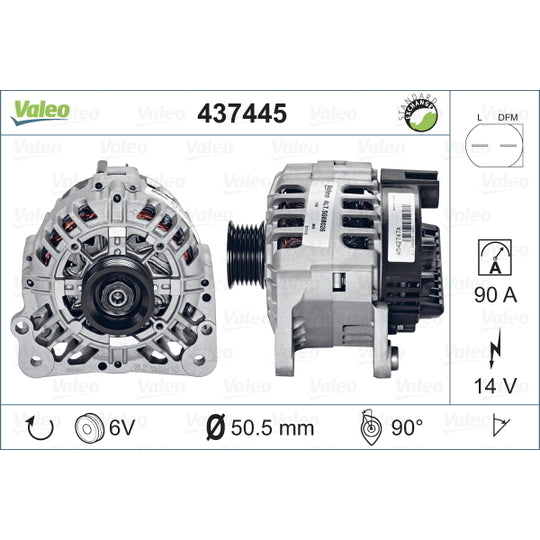 Valeo Alternator to suit Audi, VW, Seat