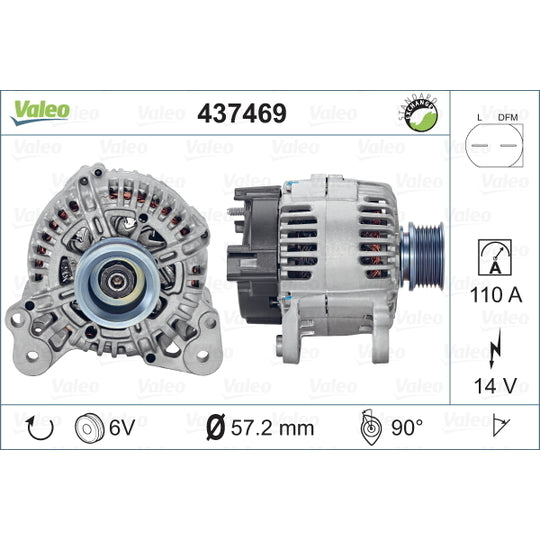 Valeo Alternator to suit Audi, VW, Seat