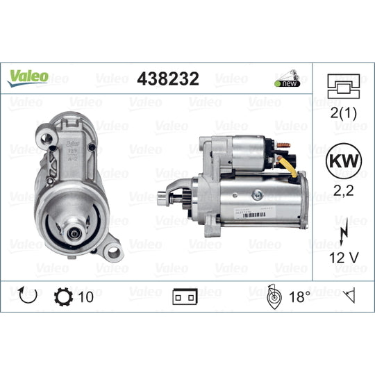 Valeo Starter to suit Audi, Porsche