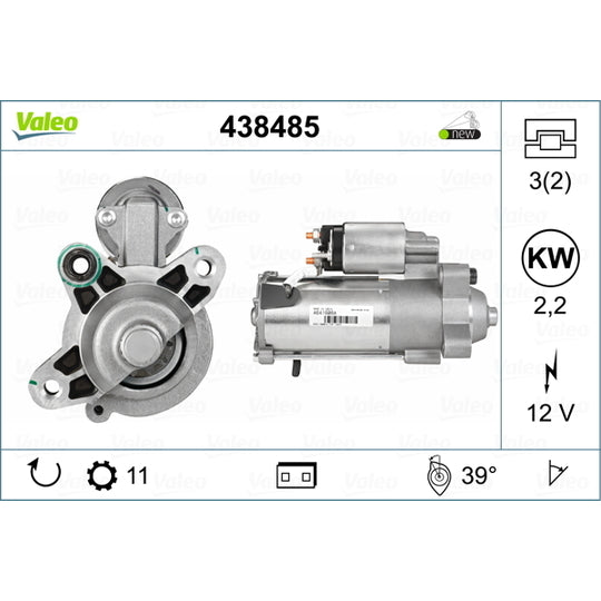 Valeo Starter to suit Ford, Volvo
