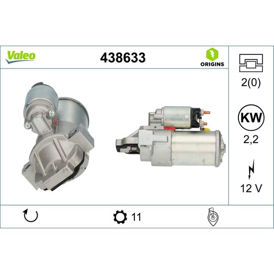 Valeo Starter to suit Ford