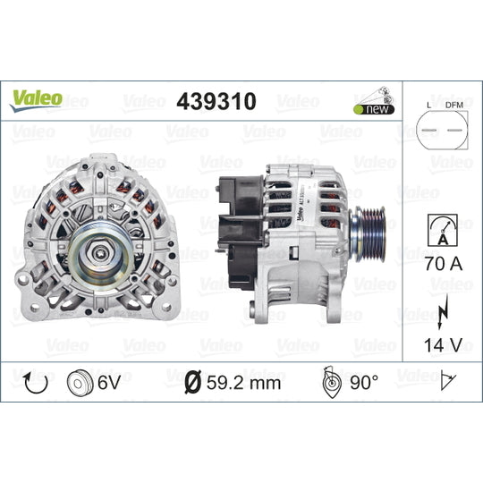 Valeo Alternator to suit Audi, VW, Seat