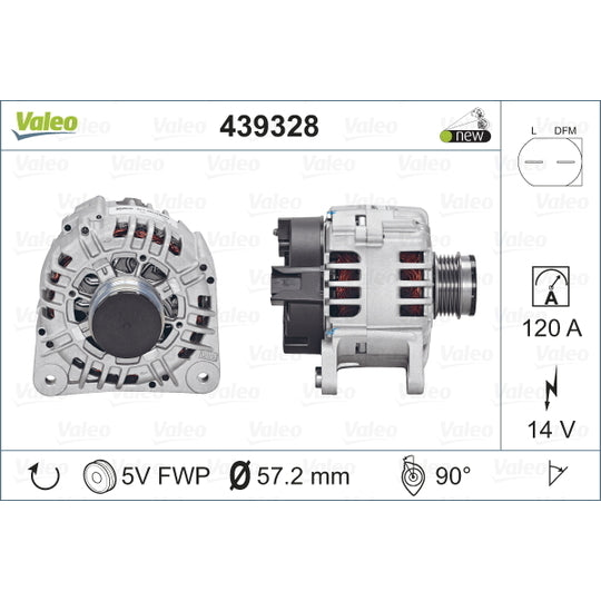 Valeo Alternator to suit Audi, VW, Seat