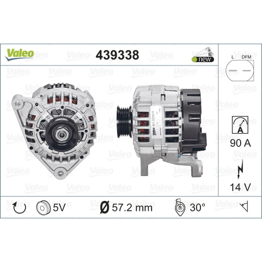 Valeo Alternator to suit Audi, VW, Seat