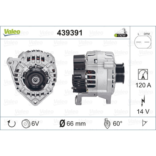 Valeo Alternator to suit Audi, VW, Skoda