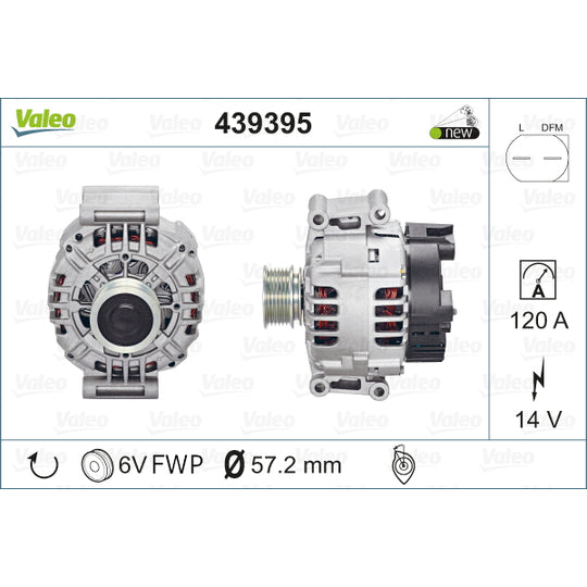 Valeo Alternator to suit Audi, VW, Seat