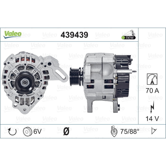 Valeo Alternator to suit VW, Seat, Skoda