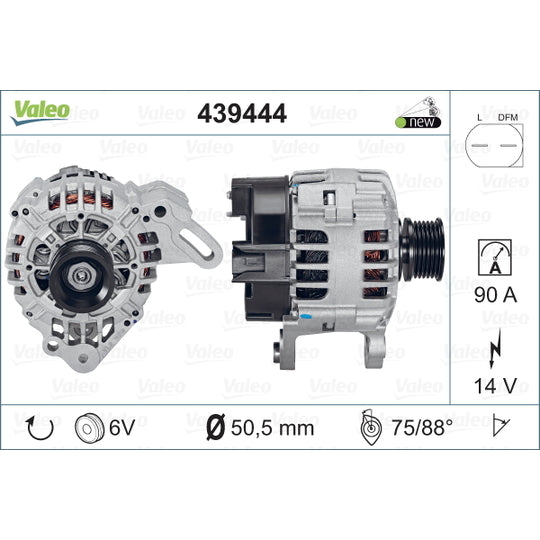 Valeo Alternator to suit Audi, VW, Seat