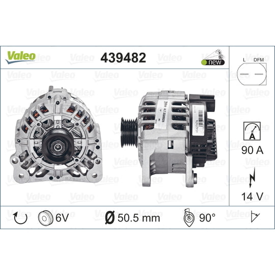 Valeo Alternator to suit Audi, VW, Seat