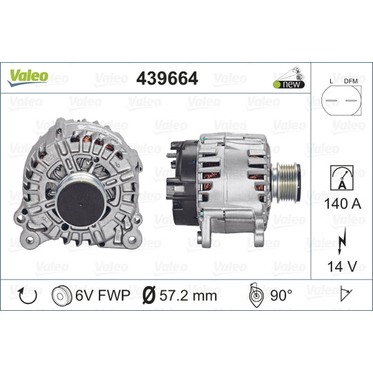 Valeo Alternator to suit Ford, Audi, VW