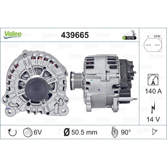 Valeo Alternator to suit Audi, VW, Seat