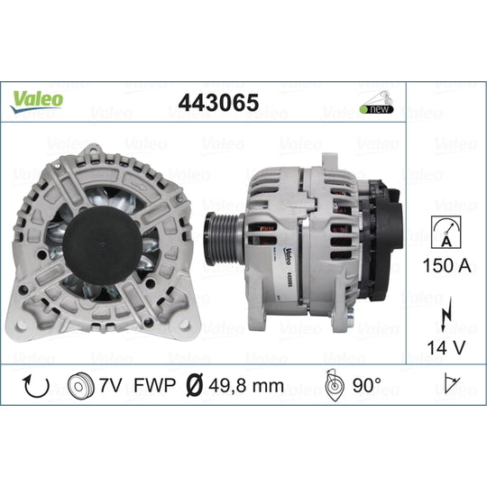 Valeo Alternator to suit Nissan, Renault, Opel