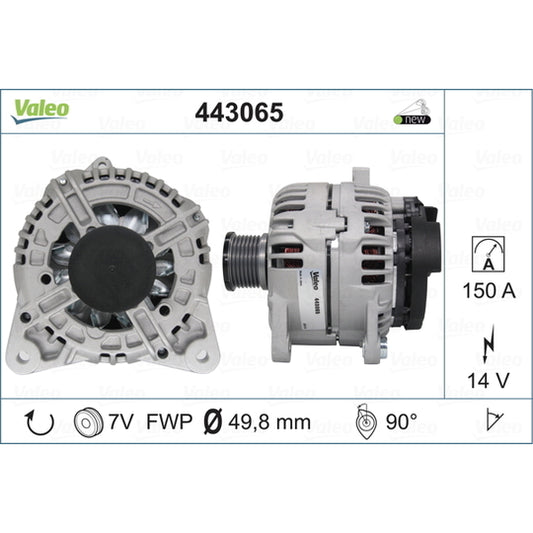 Valeo Alternator to suit Nissan, Renault, Opel