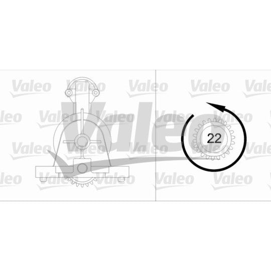 Valeo Starter to suit Ford, Mazda, Jaguar