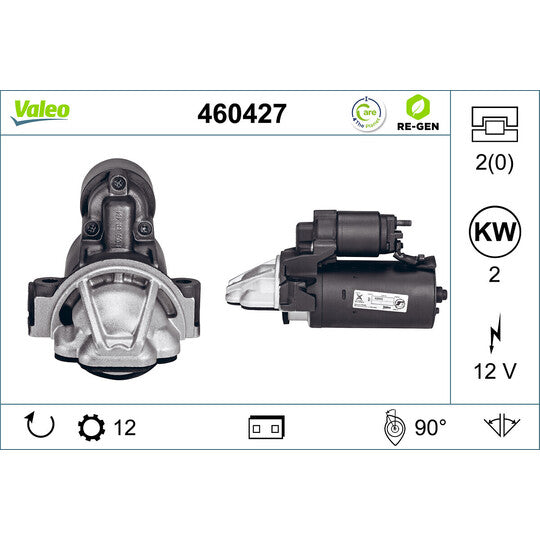Valeo Starter to suit Ford, Peugeot, Citroën