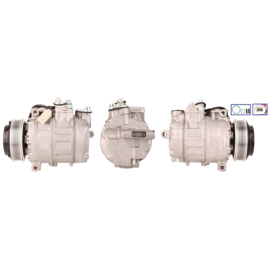 Elstock Compressor, air conditioning to suit Opel