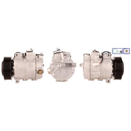 Elstock Compressor, air conditioning to suit Mercedes-Benz
