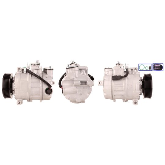 Elstock Compressor, air conditioning to suit Audi, VW, Porsche