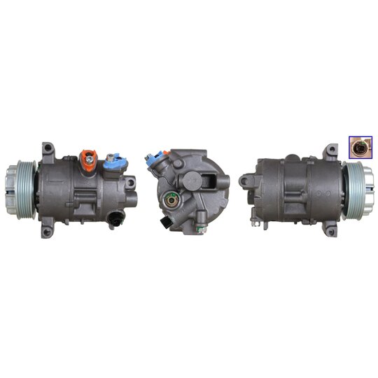 Elstock Compressor, air conditioning to suit Chrysler, Jeep