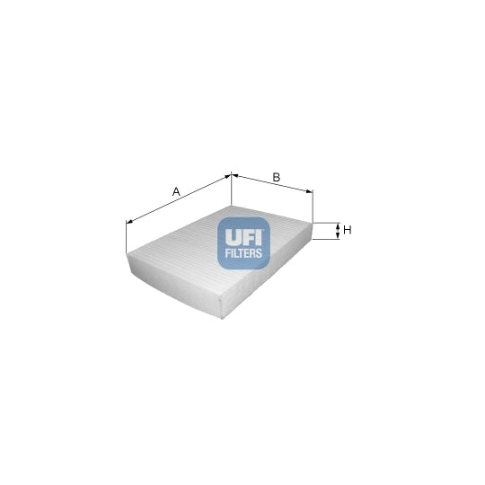 Ufi 53.010.00 Filter, cabin air to suit Opel, Vauxhall
