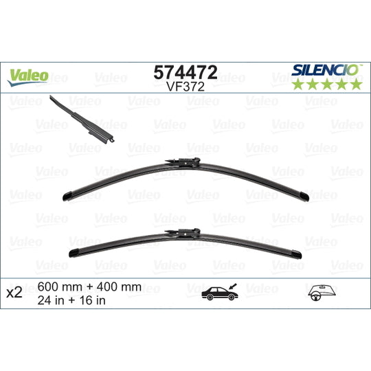 Valeo Wiper Blade to suit BMW, Alfa Romeo
