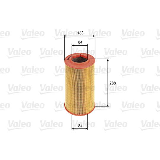 Valeo Air filter to suit Peugeot, Citroën, Fiat