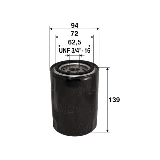 Valeo Oil filter to suit Ford, Audi, VW