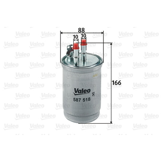 Valeo Fuel filter to suit Ford, Mazda